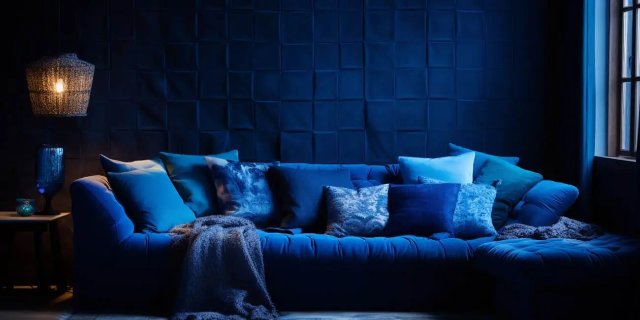 Jakie poduszki do niebieskiej kanapy
