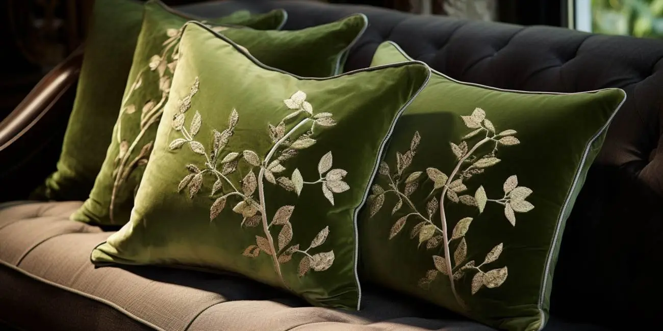 Jakie poduszki do zielonej kanapy