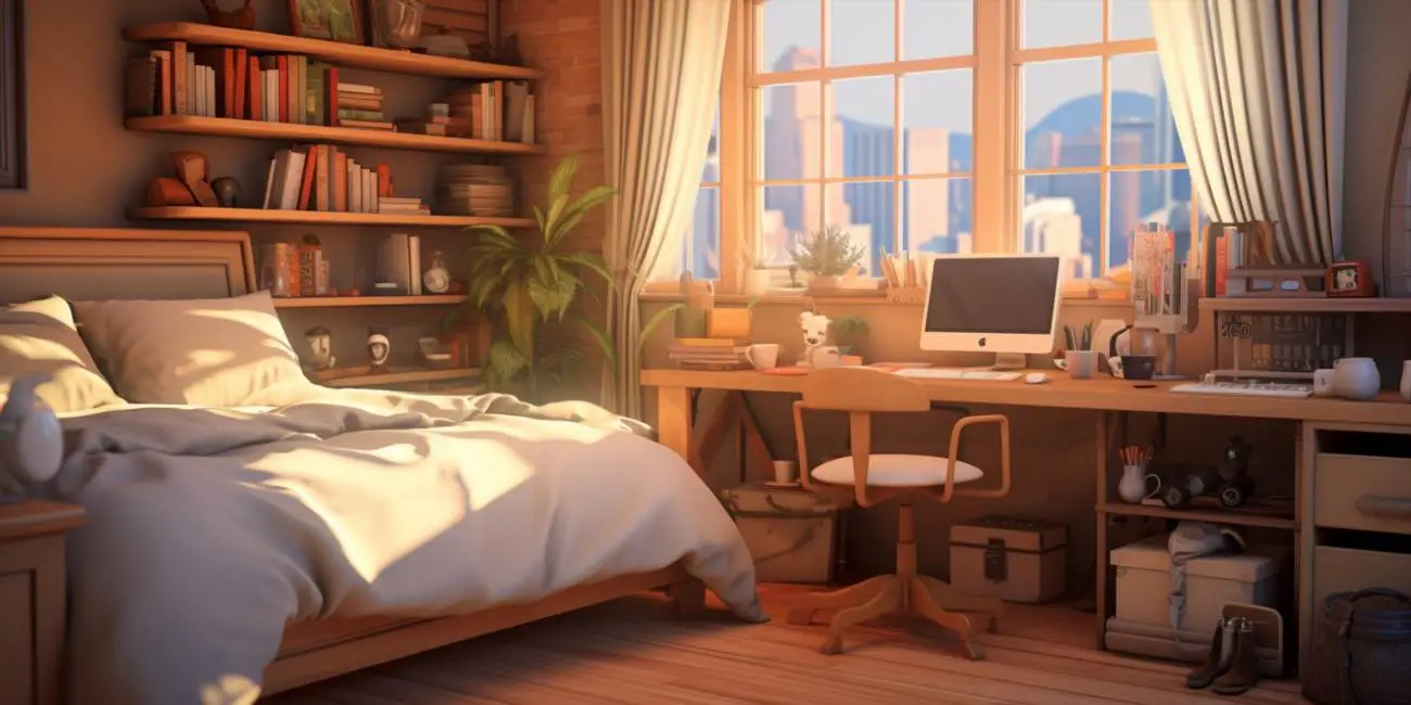 Sypialnia i biuro w jednym: doskonała harmonia pracy i wypoczynku